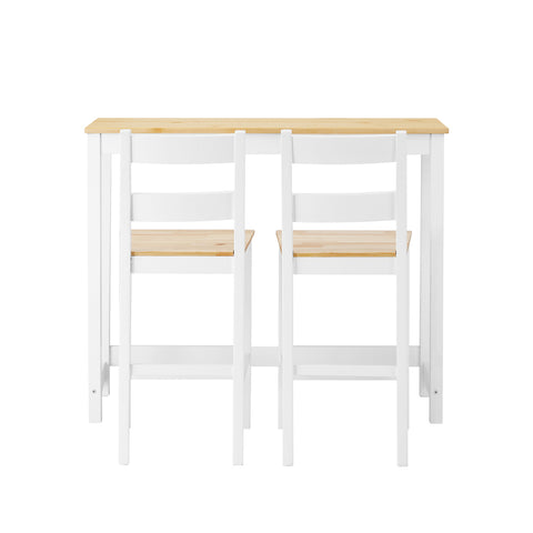 3PCS Bar Set Cafe Table&2 Stools
