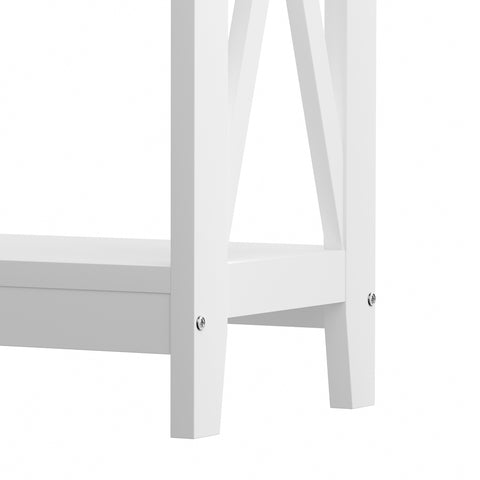 Console Table 2-Tier White