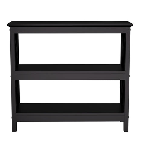 3-Tier Console Table X-Design Wooden Black