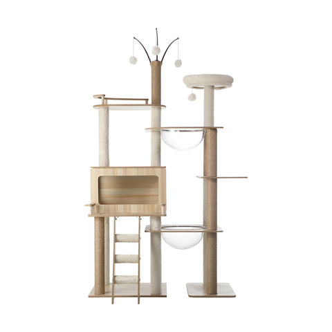 Alopet Large Cat Tree Wood Scratcher Condo House Bed 172cm