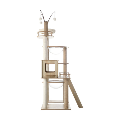 Alopet Large Cat Tree Wood Scratcher Condo House Bed 172cm
