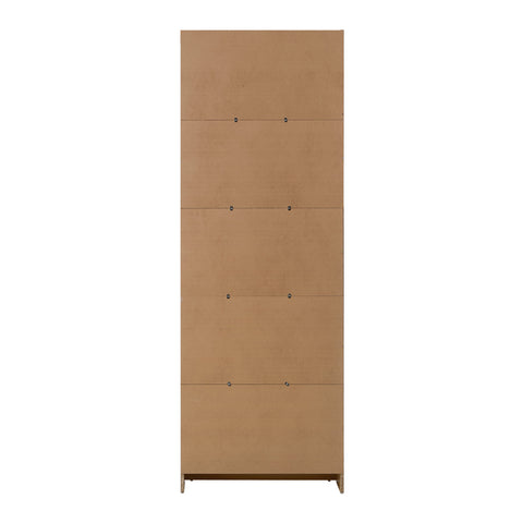 Bookshelf Display Shelf 5-Tier Natural