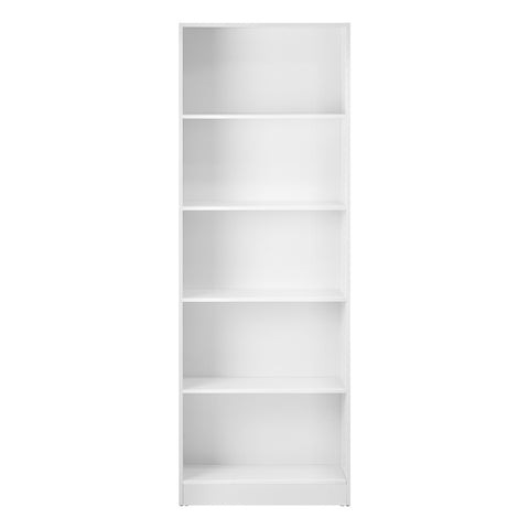 Bookshelf Display Shelf 5-Tier White