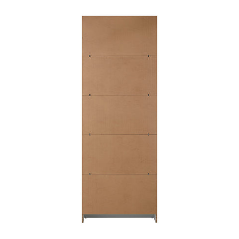 Bookshelf Display Shelf 5-Tier White