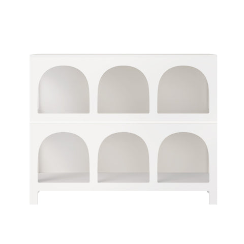 Display Shelf Storage Stand Bookshelf White