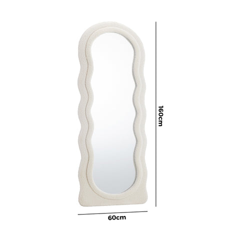 Boucle Floor Mirrors Full Length 160cm