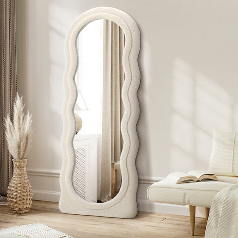 Boucle Floor Mirrors Full Length 160cm