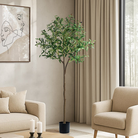 Livsip 150cm Artificial Olive Tree Lifelike Faux Potted Plants