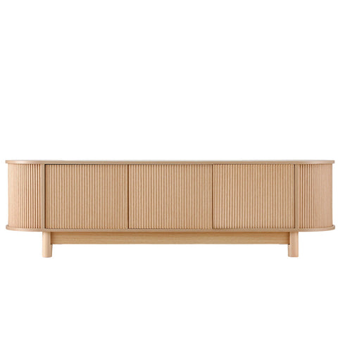 TV Unit Entertainment Unit Storage Cabinet 160cm Pine