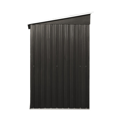 Livsip Garden Shed 2.38x1.31M Workshop Cabin Metal House