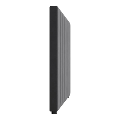Bed Frame Headboard King Single Size Grey Velvet