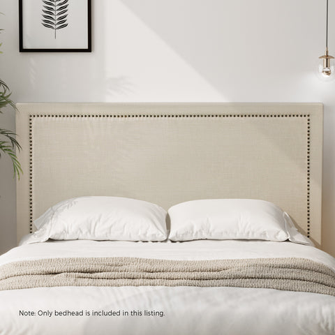 Double Size Bed Headboard Bedhead Beige