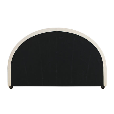 Bed Head Double Size Headboard Fabric Beige