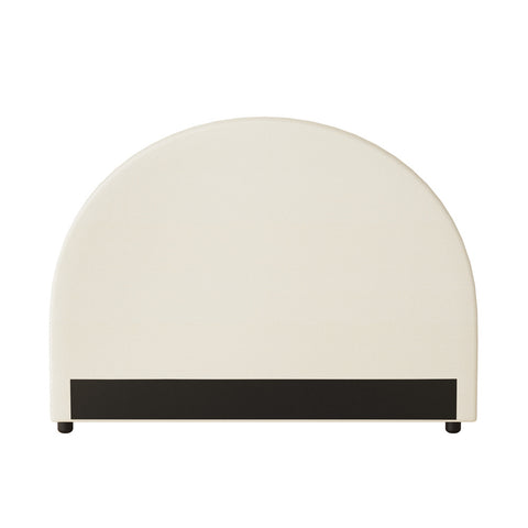 Bed Head King Single Headboard Fabric Beige