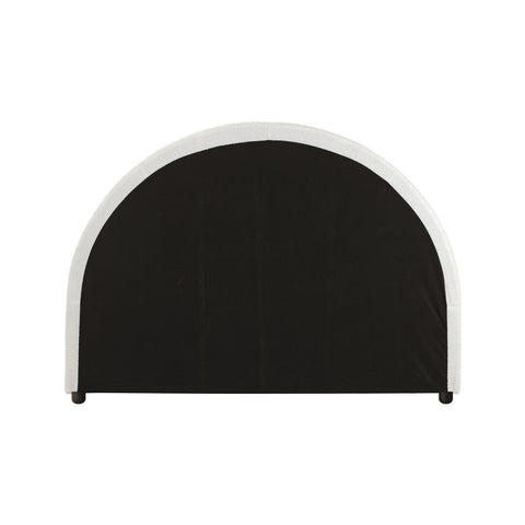 Bed Head King Single Headboard Boucle White