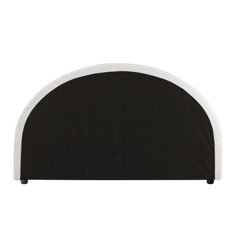 Bed Head Queen Size Headboard Boucle White