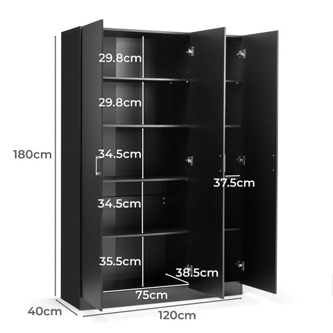 Ivy Cabinet 3 Doors Storage