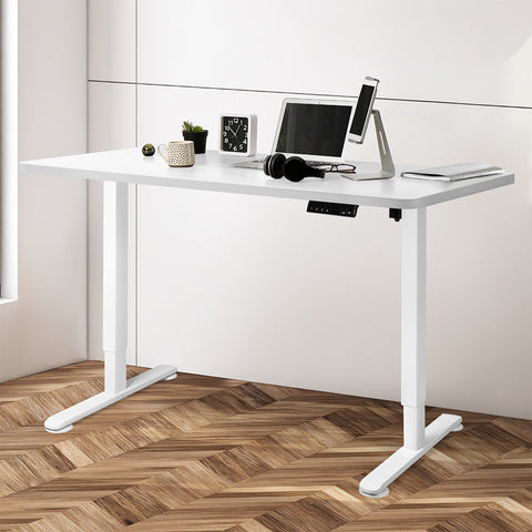 Levede Motorised Standing Desk Adjustable 140cm White 1000x 1MM-1954803022169247750