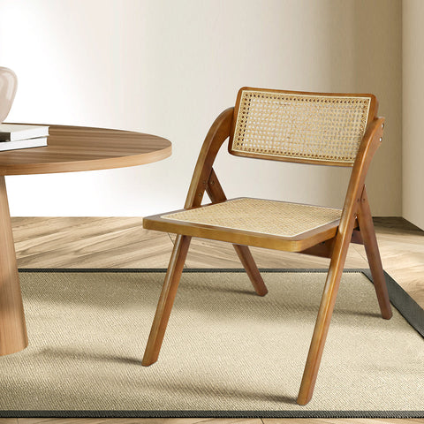 Levede 6X Foldable Rattan Dining Chairs-1966287368277331974