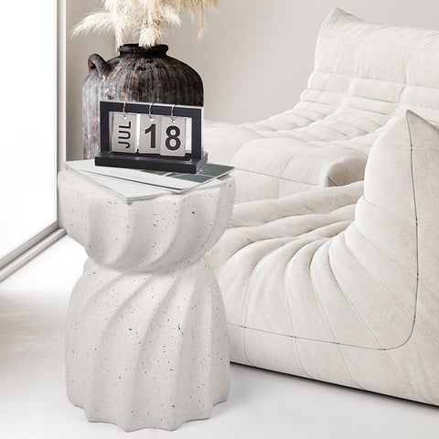 Levede Side Table End Terrazzo Hourglass-1954802989415927815