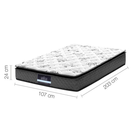 Giselle Bedding 24cm Mattress Pillow Top