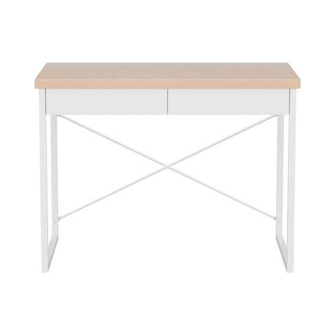 Computer Desk Drawer Storage Oak 100CM