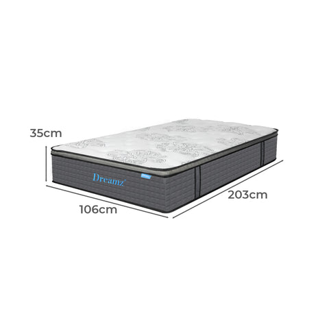 Dreamz Spring Mattress Bed Pocket Egg King Single-1950770001896148994