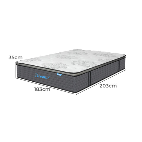 Dreamz Spring Mattress Bed Pocket Egg King-1950770001724182530