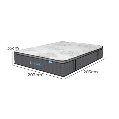 Dreamz Spring Mattress Bed Pocket Egg Super King-1963748910849724418