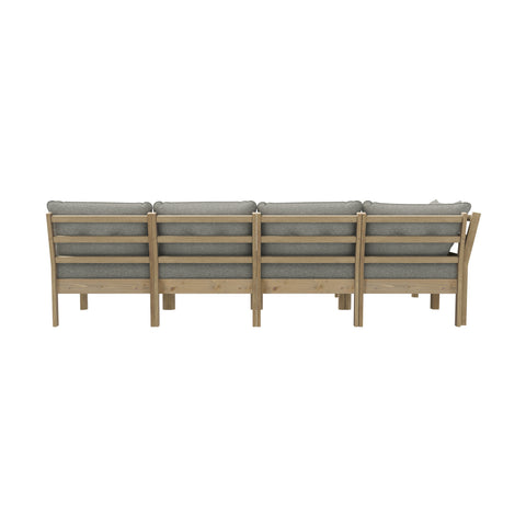 Livsip 5 Piece Outdoor Sofa Set 4-seater sofa & 1 Ottoman Beige