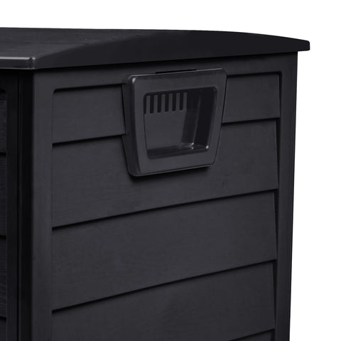 Livsip Outdoor Storage Box Lockable 290L Black