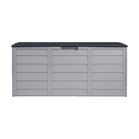 Livsip Outdoor Storage Box Lockable 290L Black&Light Grey