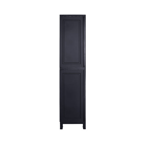 Livsip Outdoor Storage Cabinet Adjustable Tall Black