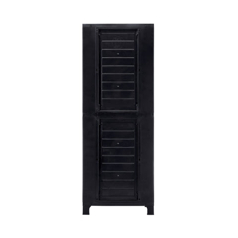 Livsip Outdoor Storage Cabinet Adjustable Tall Black