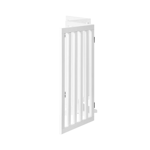 Alopet Wooden Pet Gate Security Door 4-Panel 80cm