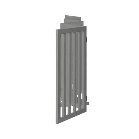 Alopet Wooden Pet Gate Dog Fence 6 Panels 80cm Grey