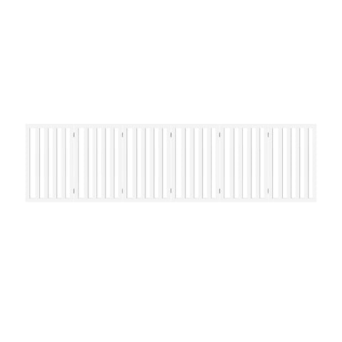 Alopet Wooden Pet Gate Security Door 6-Panel 80cm