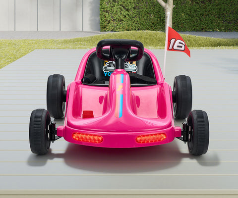 Mazam Ride on Car Electric Kart with Light Bluetooth Pink