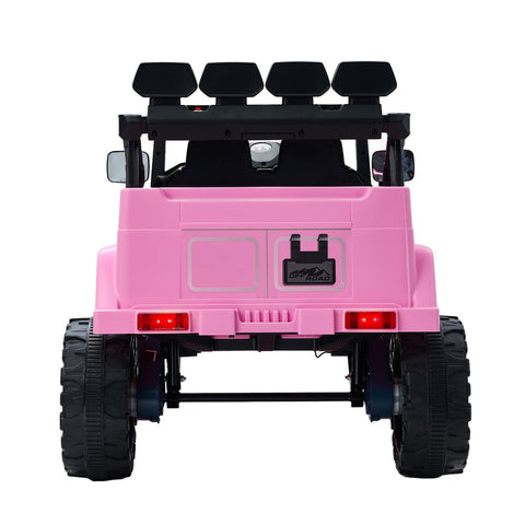 Mazam Ride on Car Electric Jeep Bluetooth Pink