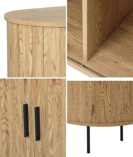 Buffet Sideboard Tambour Oak
