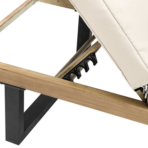 Livsip 2X Sun Lounge Outdoor Lounger Beige