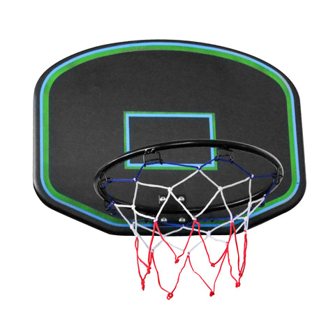 Mazam 12FT Kids Trampline Safety Net Basketball Set Ladder Round