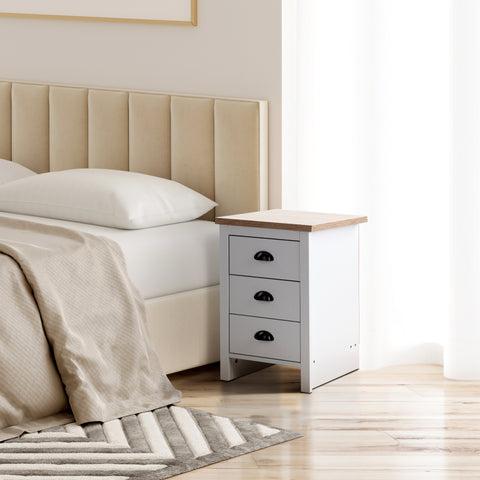 Hampton Bedsides 3 Drawers