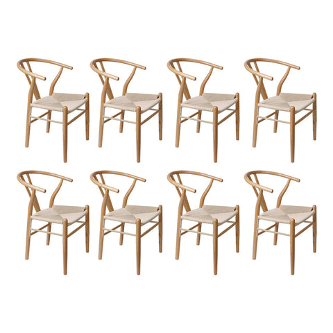 Levede 6x Dining Chairs Wooden Hans-1966287380809912320