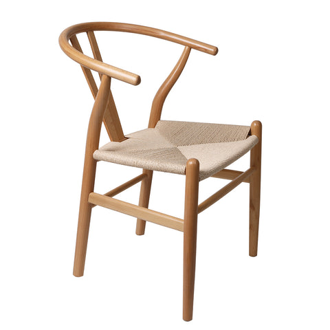 Levede 2x Dining Chairs Wooden Hans Clear-1954802980792438784