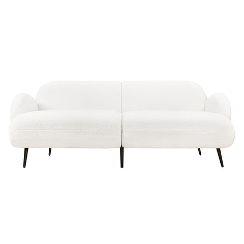 Levede Cloud Sofa 3 Seater Sherpa Fleece White-1954802386396647425