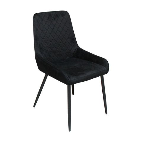 Dining Chairs x 8 Padded Seat Soft Velvet-1950769994770026497
