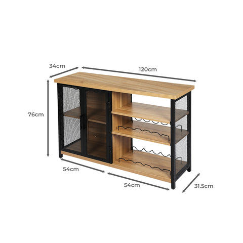 Levede Bar Cabinet Buffet Sideboard-1954802987528491010