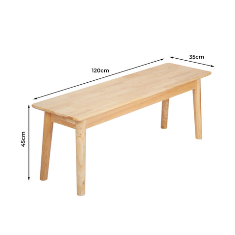 Levede 1XDining Chairs Bench Chair Seat Nature-1954802985217429506