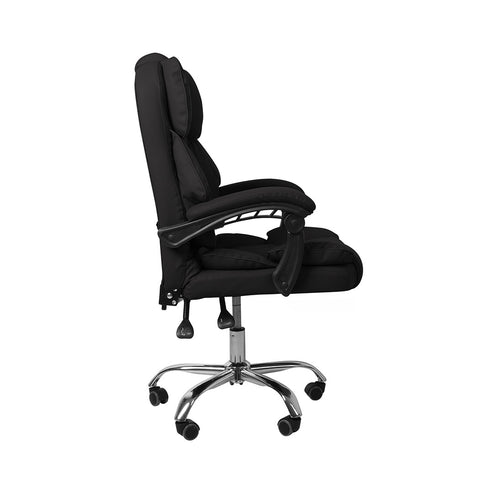 Levede Gaming Chair Office Computer Black No Footrest-1954802890694594563